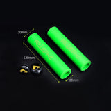 Bicycle Silica Gel Handlebar Grips MTB Ultra-light Antiskid Soft Removeable Plastic End Plugs