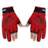 1 Pair Fishing Gloves Women Men Outdoor Fish Fishing Anti-slip Angling SBR Gloves