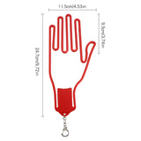 Golf Glove Holder with Key Chain Plastic Glove Rack Dryer Hanger Stretcher