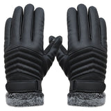 1 pair golf gloves Artificial Touch screen Leather driving cycling fishing hunting outdoor sports