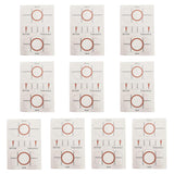 10pcs/set Golf Club Target Label Impact Labels Target Sticker Tape Driver Iron Test Paper