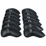12PCS/Set Exquisite PU Golf Club Iron HeadCovers Protector Golf Head Sets Iron