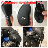 12PCS/Set Exquisite PU Golf Club Iron HeadCovers Protector Golf Head Sets Iron