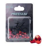 12pcs Bicycle Disc Brake Rotor Torx Bolts T25 M5x10mm Fixing Screws