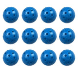 12pcs/lot Indoor golf ball golf practice balls golf light ball have hole Golf Training Aids 7 colors