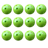 12pcs/lot Indoor golf ball golf practice balls golf light ball have hole Golf Training Aids 7 colors