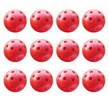 12pcs/lot Indoor golf ball golf practice balls golf light ball have hole Golf Training Aids 7 colors