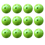 12pcs/lot Indoor golf ball golf practice balls golf light ball have hole Golf Training Aids 7 colors