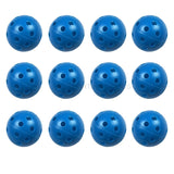 12pcs/lot Indoor golf ball golf practice balls golf light ball have hole Golf Training Aids 7 colors