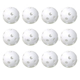 12pcs/lot Indoor golf ball golf practice balls golf light ball have hole Golf Training Aids 7 colors