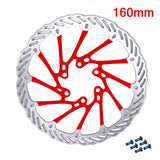 160/180mm Mountain Bike Brakes Disc MTB Bicycle Stainless Steel Bike Disc Brake Rotor 6 Bolts