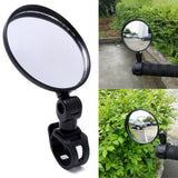 1PC Round Bicycle Rearview Handlebar Mirrors Mountain Bike Cycling Rear View Mirror Wide Angle Convex Mirror Bicycle Accessory