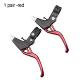 1Pair Bicycle Brake Lever Mountain Folding Bike Brake Lever Handle Lightweight Aluminum Alloy