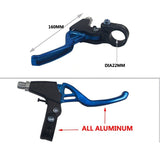 1Pair Bicycle Brake Lever Mountain Folding Bike Brake Lever Handle Lightweight Aluminum Alloy