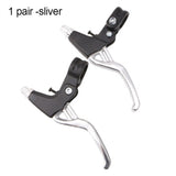 1Pair Bicycle Brake Lever Mountain Folding Bike Brake Lever Handle Lightweight Aluminum Alloy