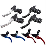 1Pair Bicycle Brake Lever Mountain Folding Bike Brake Lever Handle Lightweight Aluminum Alloy