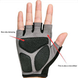 Cycling LED Turn Signal Gloves Mountain Bike Short Finger Gloves