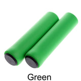 1Pair Silicone Cycling Bicycle Grips Outdoor MTB Mountain Bike Handlebar Grips Cover Anti-slip Strong Support Grips Bike Part