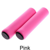 1Pair Silicone Cycling Bicycle Grips Outdoor MTB Mountain Bike Handlebar Grips Cover Anti-slip Strong Support Grips Bike Part