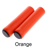 1Pair Silicone Cycling Bicycle Grips Outdoor MTB Mountain Bike Handlebar Grips Cover Anti-slip Strong Support Grips Bike Part