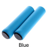 1Pair Silicone Cycling Bicycle Grips Outdoor MTB Mountain Bike Handlebar Grips Cover Anti-slip Strong Support Grips Bike Part