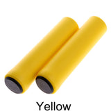 1Pair Silicone Cycling Bicycle Grips Outdoor MTB Mountain Bike Handlebar Grips Cover Anti-slip Strong Support Grips Bike Part