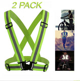 Reflective Vest (2 Pack) | Lightweight,
