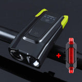 4000mAh Induction Bicycle Front Light USB Rechargeable Smart Headlight With FlashLight