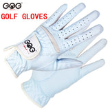 GOLF GLOVES Professional Breathable Sky Blue soft Fabric For women left and right hand