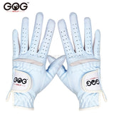 GOLF GLOVES Professional Breathable Sky Blue soft Fabric For women left and right hand