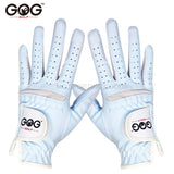 GOLF GLOVES Professional Breathable Sky Blue soft Fabric For women left and right hand