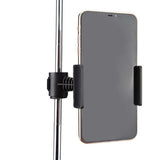 Golf Swing Record Phone Holder ABS Cell Phone Clip Stand Bracket Support for Alignment Stick Training Aids