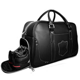 Large Capacity Leather Golf Bag Golf Clothing Bag Waterproof Golf Shoes Bags Double Layer Sports Handbags