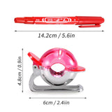 Golf Ball Line Marker with Pen Drawing Marking Alignment Tool Marks Template Drawing Alignment Marks Sign Tools Outdoor