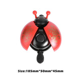 $9.9 Bicycle Bell Ring Lovely Kid Beetle Mini Cartoon Ladybug Ring Bell For Cycling Bicycle Bike Horn Alarm D40