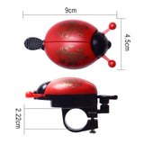$9.9 Bicycle Bell Ring Lovely Kid Beetle Mini Cartoon Ladybug Ring Bell For Cycling Bicycle Bike Horn Alarm D40