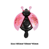 $9.9 Bicycle Bell Ring Lovely Kid Beetle Mini Cartoon Ladybug Ring Bell For Cycling Bicycle Bike Horn Alarm D40