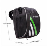 2020 New Bicycle Bags Bike Cycling Outdoor Waterproof Polyeste Front Basket Pannier Frame Tube Handlebar Bag Black include strap