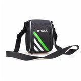2020 New Bicycle Bags Bike Cycling Outdoor Waterproof Polyeste Front Basket Pannier Frame Tube Handlebar Bag Black include strap