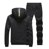 Men Hoodies Two Piece Jackets+ Pants Sportwear