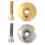 28.6mm Bicycle Headset Fork Tube Cap Cycling Stem Top Bowl Cover with Screw