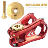 28.6mm Bicycle Headset Fork Tube Cap Cycling Stem Top Bowl Cover with Screw