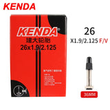 2PCS Kenda Bike Inner Tube For Mountain Road Bike Tyre Butyl Rubber Bicycle Tube Tire 26/27.5/29/700c