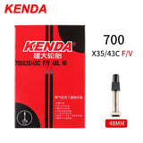 2PCS Kenda Bike Inner Tube For Mountain Road Bike Tyre Butyl Rubber Bicycle Tube Tire 26/27.5/29/700c