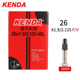 2PCS Kenda Bike Inner Tube For Mountain Road Bike Tyre Butyl Rubber Bicycle Tube Tire 26/27.5/29/700c