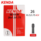2PCS Kenda Bike Inner Tube For Mountain Road Bike Tyre Butyl Rubber Bicycle Tube Tire 26/27.5/29/700c