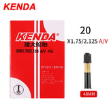 2PCS Kenda Bike Inner Tube For Mountain Road Bike Tyre Butyl Rubber Bicycle Tube Tire 26/27.5/29/700c