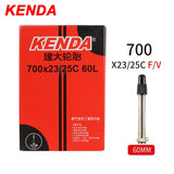 2PCS Kenda Bike Inner Tube For Mountain Road Bike Tyre Butyl Rubber Bicycle Tube Tire 26/27.5/29/700c