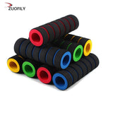 $9.9 Bike Racing 2Pc/1pair Bicycle Motorcycle Handle Bar Foam Sponge Grip Cover Non-slip Soft Handlebar Bike Bar wholesale