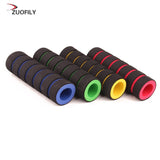 $9.9 Bike Racing 2Pc/1pair Bicycle Motorcycle Handle Bar Foam Sponge Grip Cover Non-slip Soft Handlebar Bike Bar wholesale